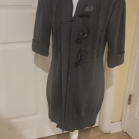 JUNIORS - TAKEOUT‎ SWEATER DRESS (sz x-lg) - Picture 4 of 5